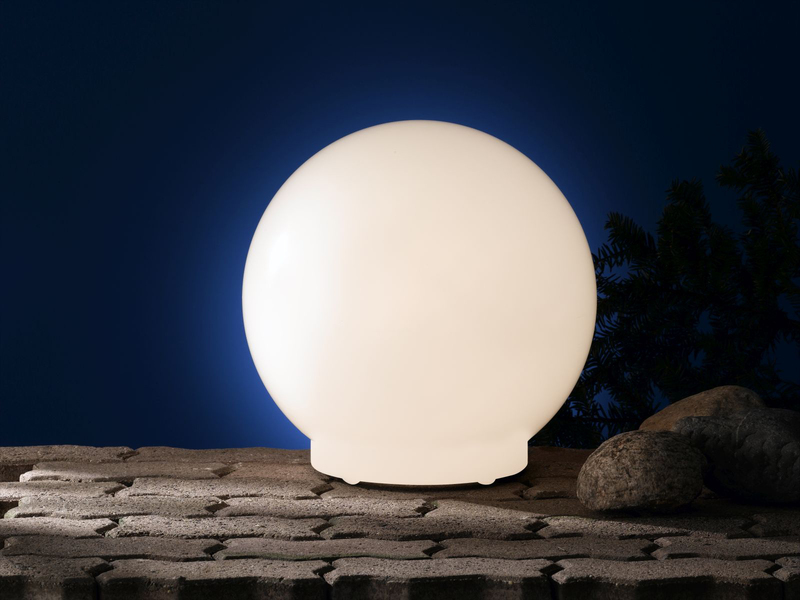 Lampe Kugelform Außen Leuchte Gartenleuchte Garten Terrasse Bodenlampe Design