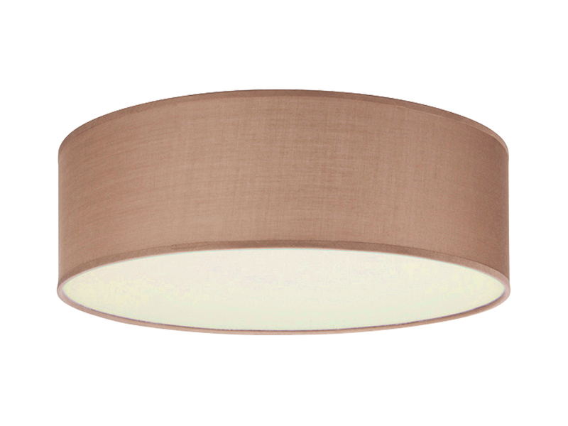 Smartwaves Ceiling Dream Deckenlampe braune Textil-Deckenleuchte Stoff 30 cm