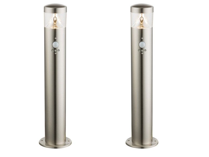 Außenwandleuchte mit Bewegungsmelder Radius 100° LED Außenlampen Wegeleuchten