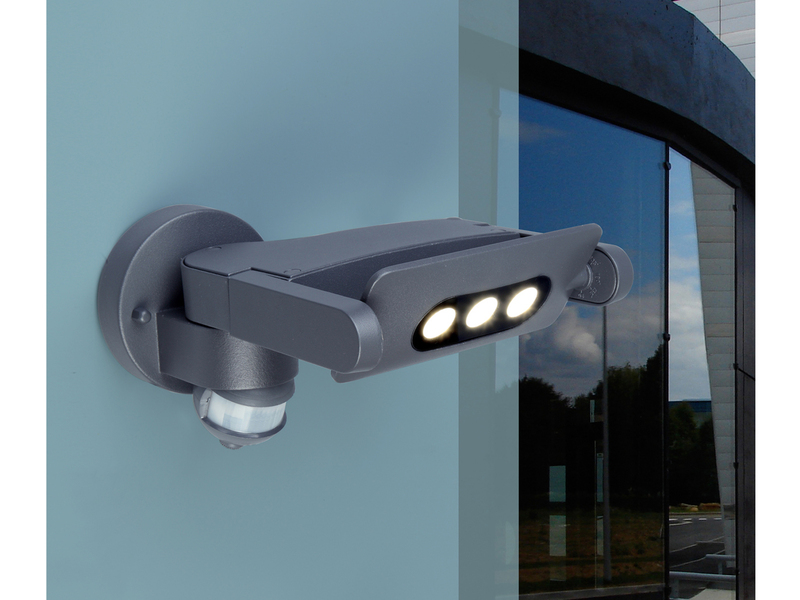 LED Außenwandleuchte Mini LEDSPOT mit Bewegungsmelder LUTEC / meine