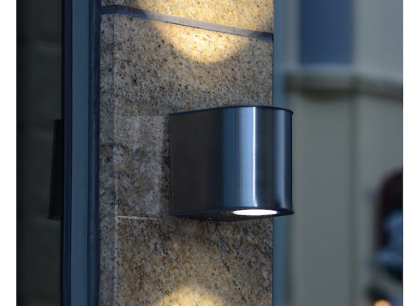 Außenwandleuchten 2er SET aus IP54 Edelstahl - Hause Lutec / meine