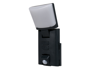 Tragbares LED Outdoor Nachtlicht / Orientierungslicht + Bewegungsmelder schwarz