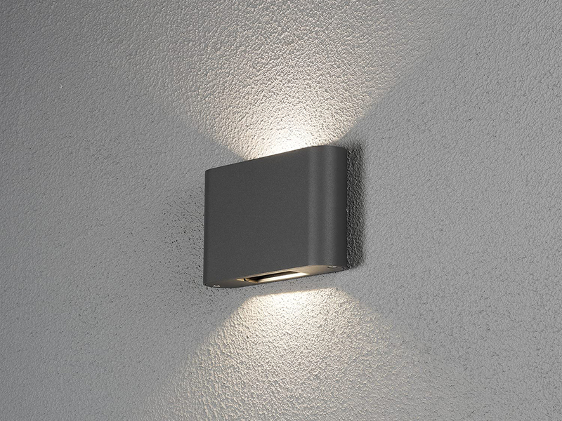 2x Außenwandleuchte verstellbarer Lichtaustritt Konstsmide / meine