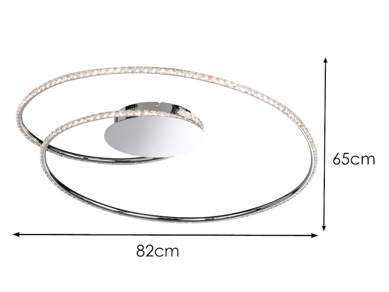 Exlusive Wofi LED Deckenleuchte dimmbar / meine-wunschleuchte.de