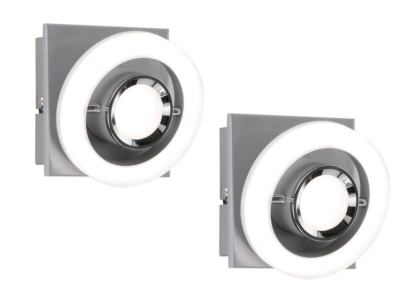 2er Set Wofi Wandleuchte Led Spot 8 3w Schwenkbar Meine
