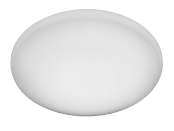 Flache LED Deckenleuchte / Wandleuchte Ø28cm Weiß mit IP44 vielseitig nutzbar