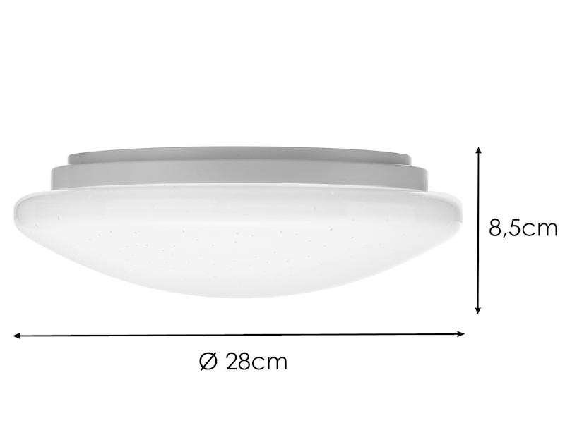 Runde Led Deckenleuchte Mit Sternenhimmel O28cm Meine