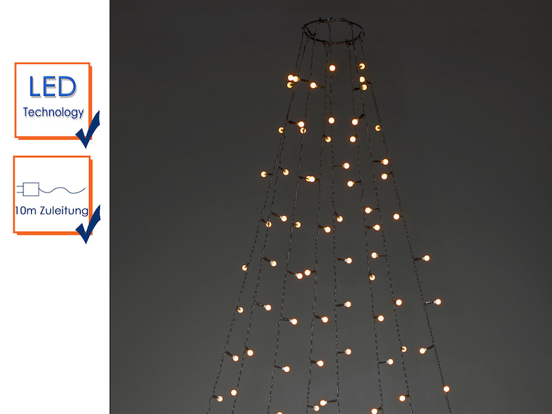 Konstsmide LED Baummantel 400 bernsteinfarbene Dioden / meine 