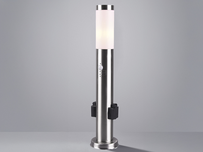 Wegeleuchte mit Sensor & Steckdosen / meine-wunschleuchte.de