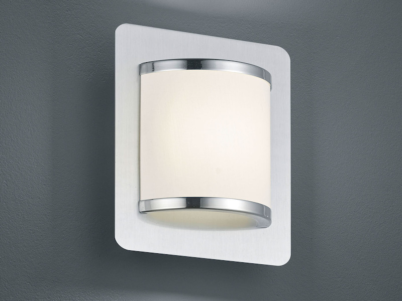 zeitlose Spiegellampen 2 moderne LED Wandleuchten dimmbar in Altmessing Flexarm
