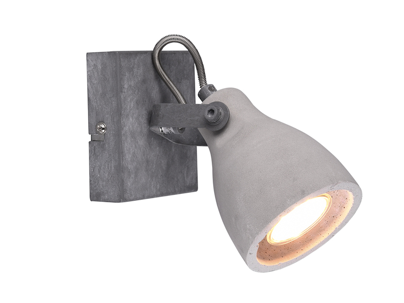 Trio Deckenleuchte Betonfarbig Spots schwenkbar / meine-wunschleuchte.de