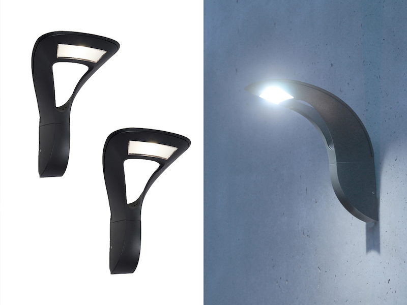 Moderne LED Außenwandlampen aus dem Hause LUTEC Leuchten / meine