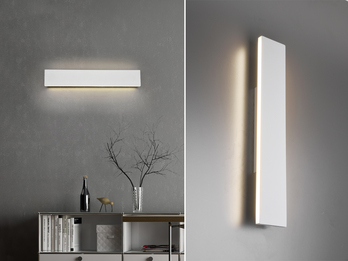 Led wandleuchte glas