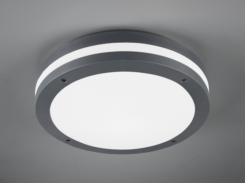 Vielfältige LED Außenleuchte für Wand & Decke in Anthrazit / meine
