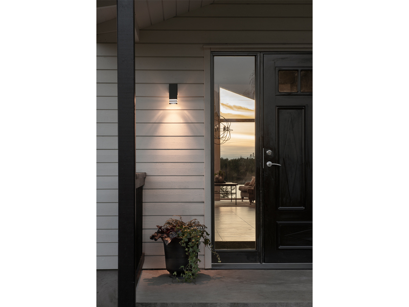 Moderne ALU Wandleuchte für außen Down Light IP44, H19cm / meine