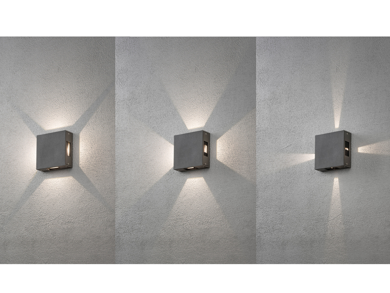 2er SET LED Außenwandleuchten ALU UP and Down IP54 Höhe 17cm / meine