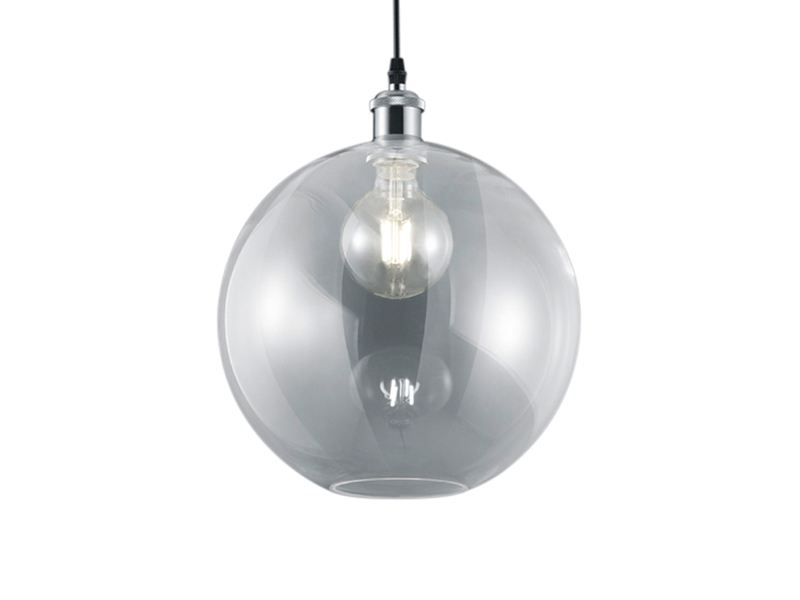 LED Pendelleuchte Glaskugel Lampenschirm Transparent Ø30cm ...