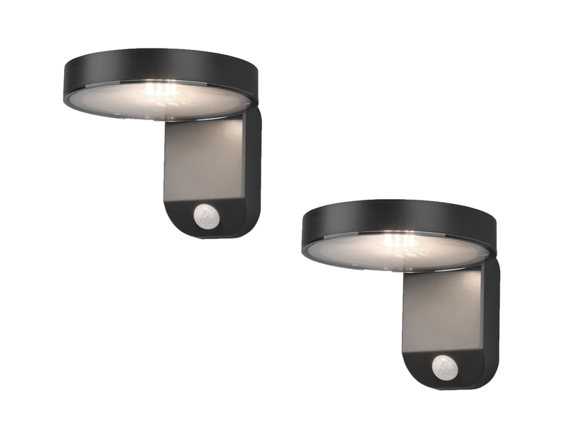 Superhelle solarbetriebene LED-Wandleuchte Türzaun Gartenbeleuchtung Freien H9N2