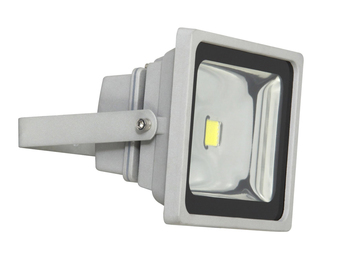 SMD-LED Fluter 30W, 1800 lm in kaltweiß, IP65, alugrau