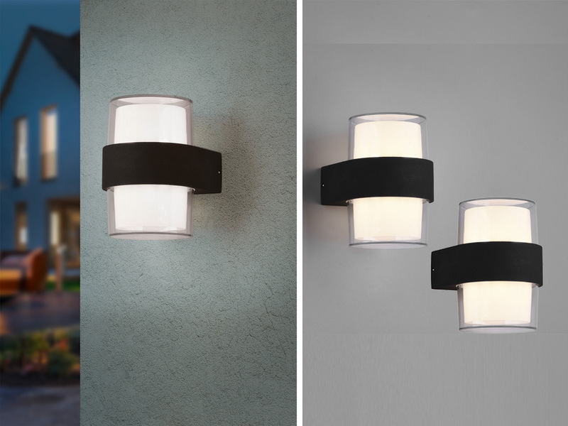 2er SET LED Außenwandleuchten / meine-wunschleuchte.de