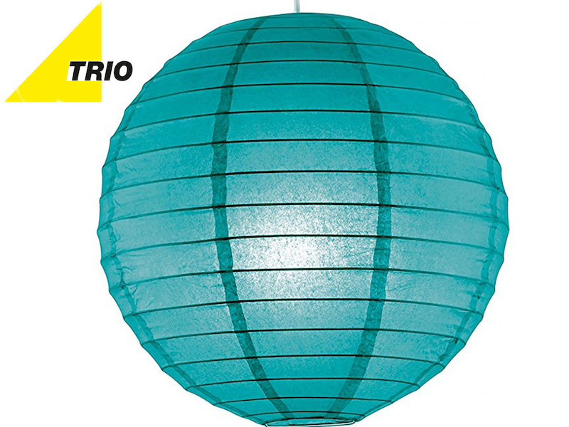 Trio LED Pendelleuchte Lampion Papierschirm weiß Ø 40cm Hängelampe Japan-Kugel