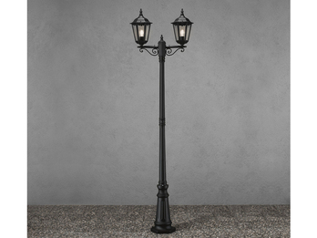 LED Mastlampe Wegeleuchte Anthrazit 200cm / meine-wunschleuchte.de