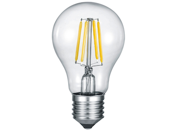 Rundes LED Leuchtmittel mit E27 Fassung 6W /& 190Lm in Warmweiß,aus farbigem Glas