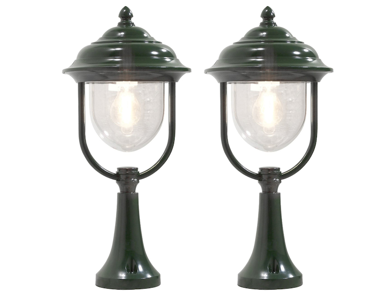 Konstsmide Grüne Sockelleuchten PARMA 7224-600-2 / meine-wunschleuchte.de