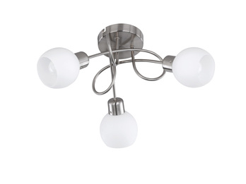 Ø 52 cm Trio LED-Deckenleuchte inkl Rostfarben 3 x 4 Watt LEDs