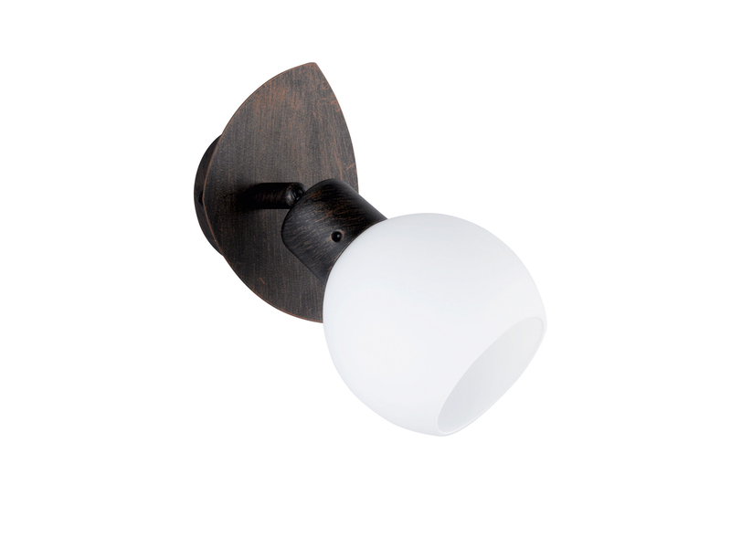 30 cm ca inkl Trio LED-Deckenstrahler 2 x 4 W LEDs Rostfarben