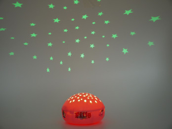 Zauberhaftes Nachtlicht Filly, Sternprojektor, LED-Farbwechsler mit 3 Farben