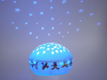 LED Kinder Nachtlicht Die Lieben Sieben Sternprojektor Touch Funktion