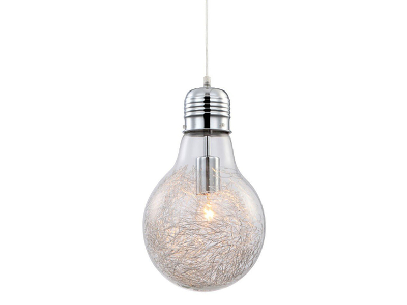 LED 12 W Decken Leuchte Esszimmer Dielen Kugel Drahtgeflecht Lampe 4-flg EEK A+