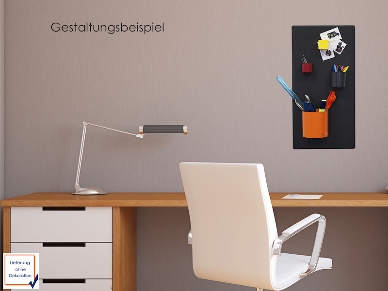 KalaMitica Magnettafel aus Metall in Anthrazit / meine-wunschleuchte.de