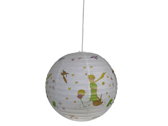 Kinder Papierlampe DER KLEINE PRINZ Lampenschirm Ø40cm mit Aufhängung &LED Licht
