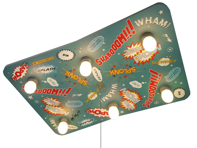 LED Deckenleuchte Kinderzimmer COMIC LED Schlummerlicht, Amazon Echo