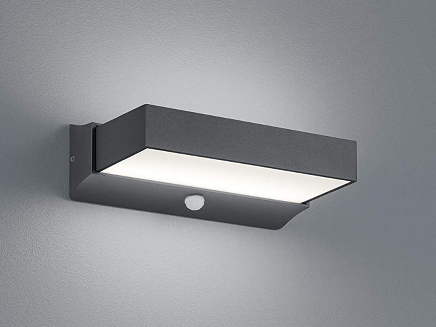 LED Außenwandlampen mit Bewegungsmelder Anthrazit Terrassenlampen