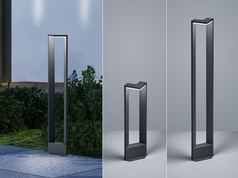 LED Outdoor Stehlampe Anthrazit - Terrassenbeleuchtung Wegeleuchte für