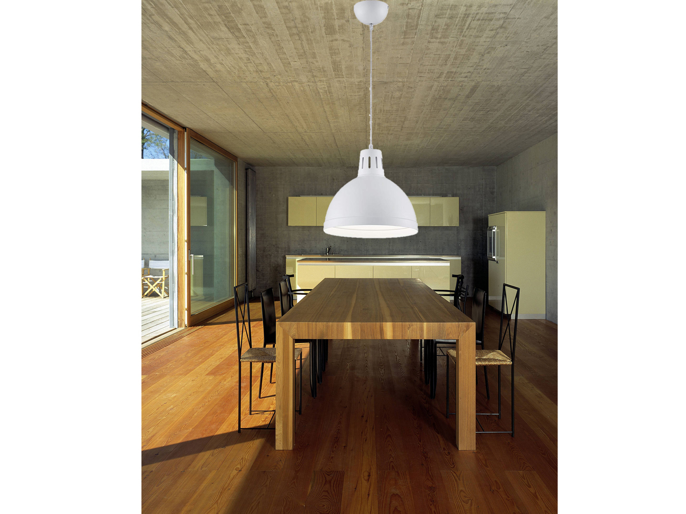 hängelampen über esstisch