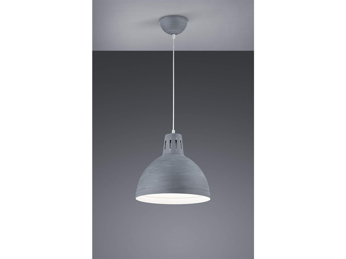 Hängelampe Industrielook mit Metall Lampenschirm Pendelleuchte für über