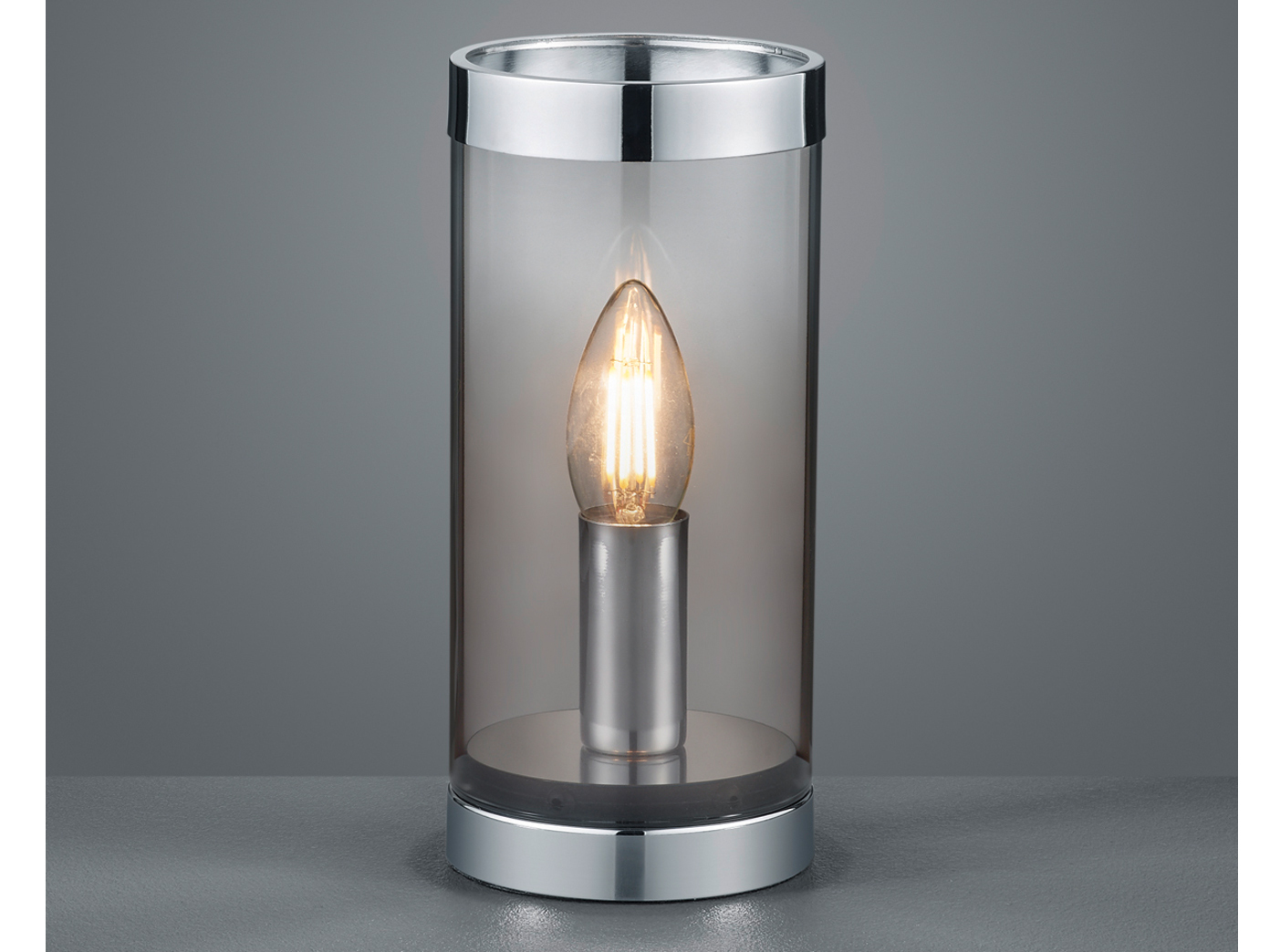 Runde LED Tischleuchten ausgefallene Glas Nachttischlampen für