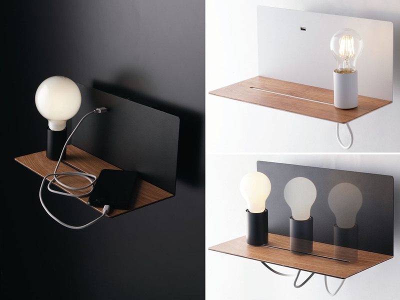 Aussergewohnliche Wandleuchten Mit Schalter Usb Anschluss Handy Ladestation Ebay