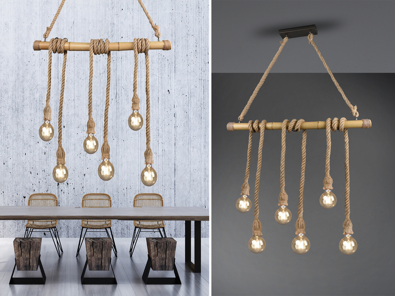 hängelampe mit seil