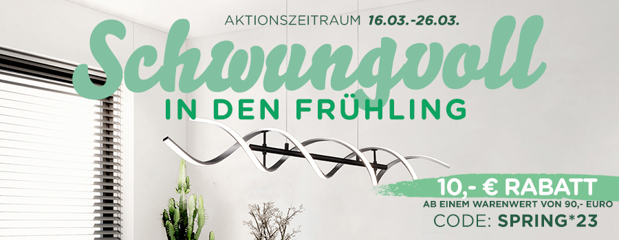 SCHWUNGVOLL IN DEN FRÜHLING SCHWUNGVOLL IN DEN FRÜHLING